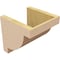 Ekena Millwork 8"W x 8"D x 8"H Wide Alpine Rough Cedar Woodgrain TimberThane Corbel, Primed Tan CORUR08X08X08ALPRCPR - alternate 6